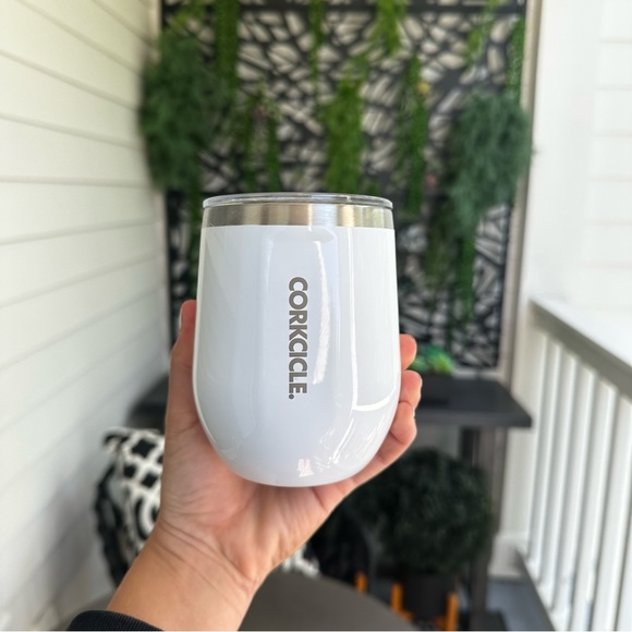 Other - Corkcicle Classic White stemless insulated wine tumbler